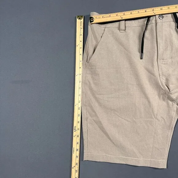 NEW PrAna Shorts Mens 40 Brown Tan 8 Inch Chino Lightweight Adventure Hybridizer - Picture 11 of 13